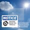 Signmission Drivers Chock Your Wheels OSHA Notice Sign, Plastic, 10in W x 7in L, 2PK OS-2PACK-NS-P-710-L-15511 - alternate 2